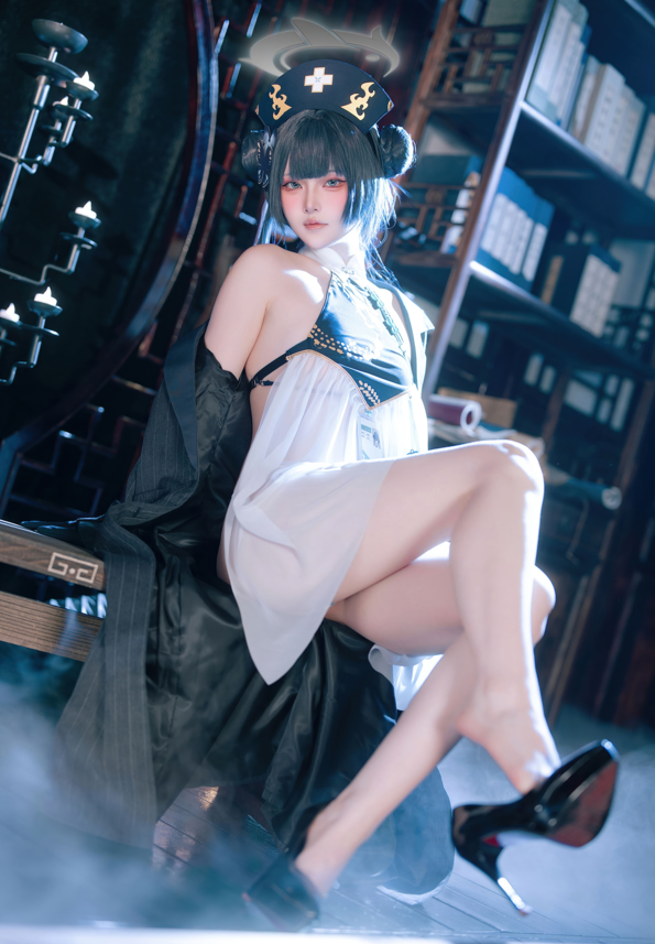 屿鱼 – 蔚蓝档案 妃咲同人护士 【65P358M】-福利岛