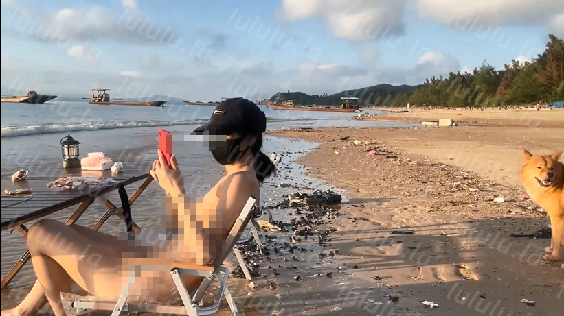 【cikaimoon】，户外露出散步，黑色透明 预览图 2