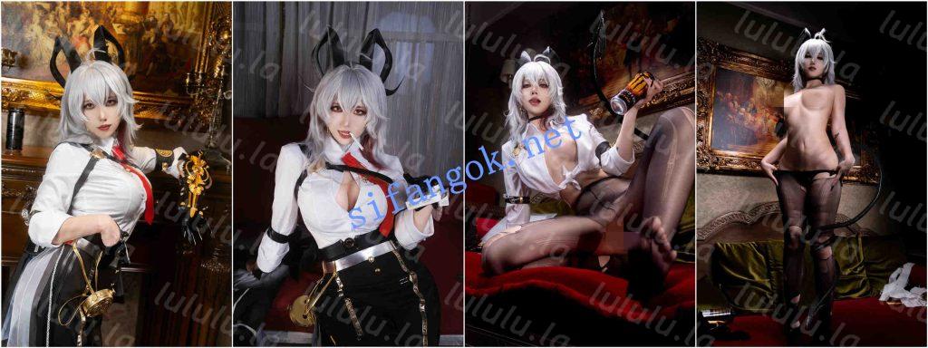 ♈知名网红COS（绞肉姬）精选6套大尺度漏三点作品.极品美鲍【2V373P】【1.2G】 预览图 16