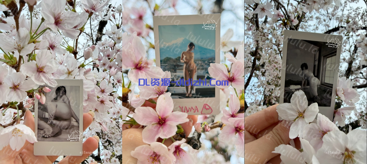 藝校活潑露臉美女【玉米yum_707】最新04月VIP作品，一起看櫻花 明信片(2V) 261.5MB 预览图 1