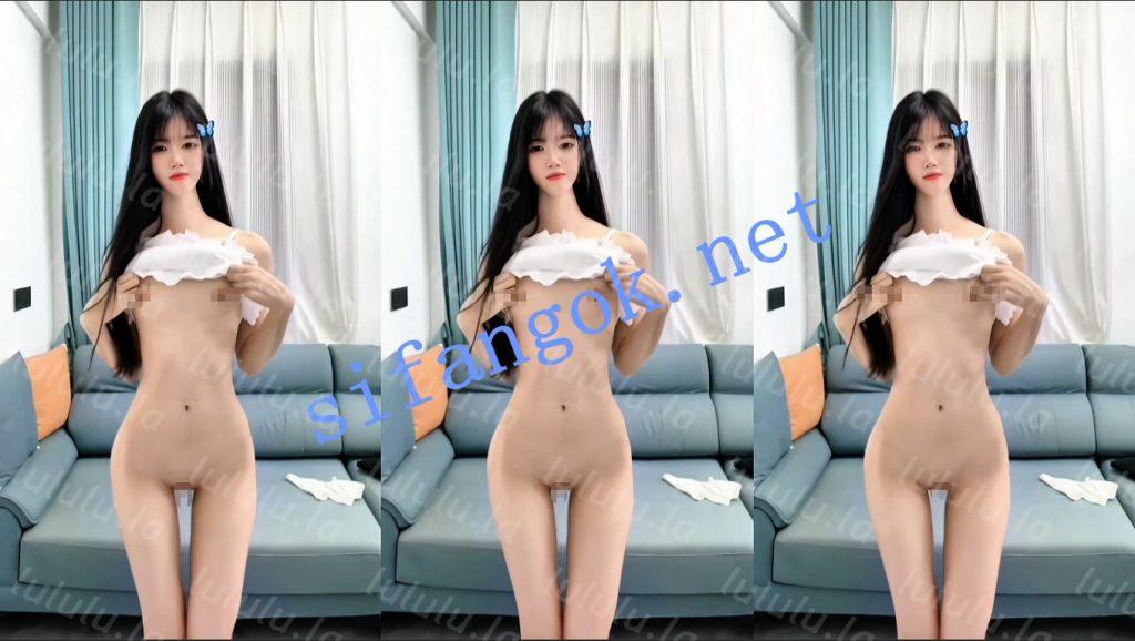 【抖音】悲伤土豆 骨架小美女 全裸露脸掰穴 福利定制【2V】【350M】 预览图 2