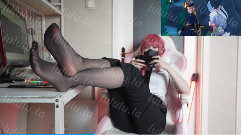 NO.1591 兔兔不想上班啊 玛奇玛 玩原神 1V 3.61G 预览图 1