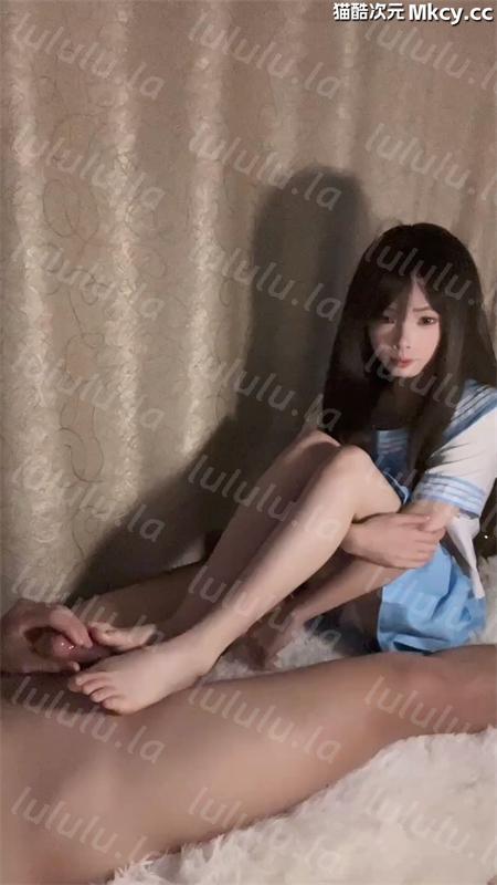 高颜值清纯jk少女,嫩足黑丝足交侍奉金主 [6p+7v/363M] 预览图 5