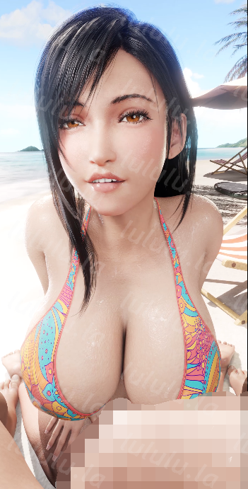 AXENANIM 2604p2：蒂法 性感巨乳女神黑色巨根深喉口爆 后入激情爆肏[1G] 预览图 1