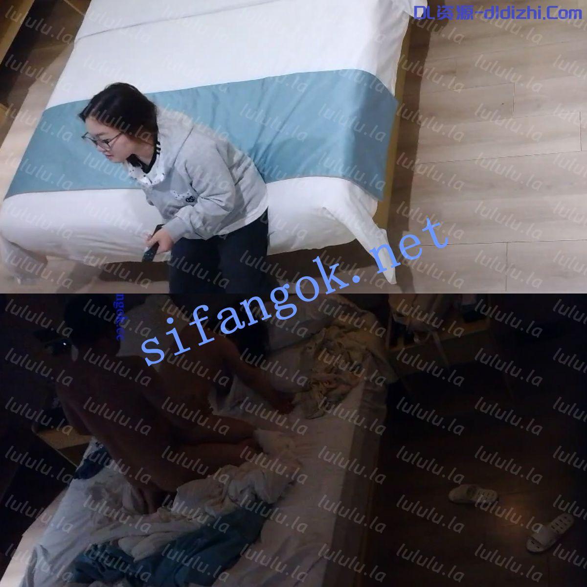 酒店偷拍:戴眼睛微胖女大和男友酒店做愛 3.31GB