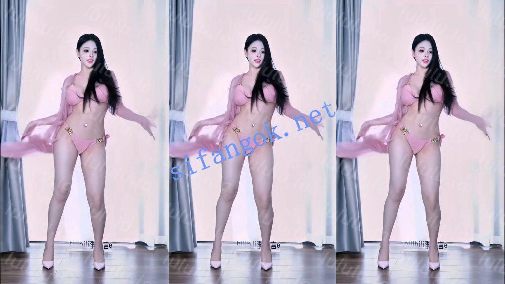 【B站】李喻言 网红主播大尺度丁裤骚舞定制【5V】【366M】 预览图 4