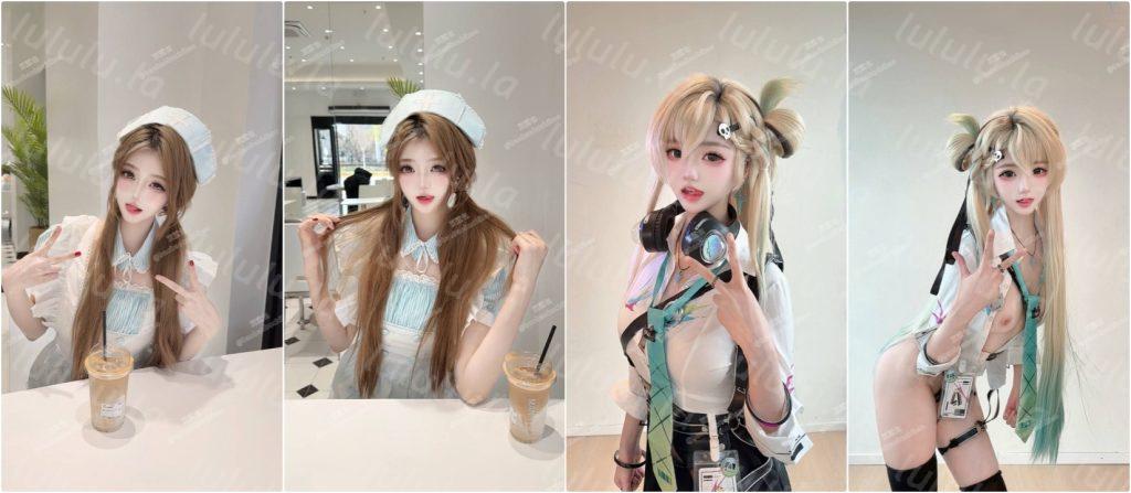 甜蜜颜值女神『豆鲨包』逼脸同框裸舞紫薇，被金主按在镜子前后入啪啪，一边被草一边看着镜子里自己享受的样子【46V】【1.020G】 预览图 4