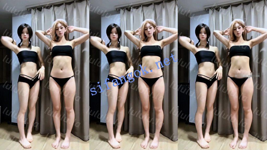 【抖音】川小鱼&秋秋鱼，双女主情趣互动福利定制【3V】【780M】 预览图 6