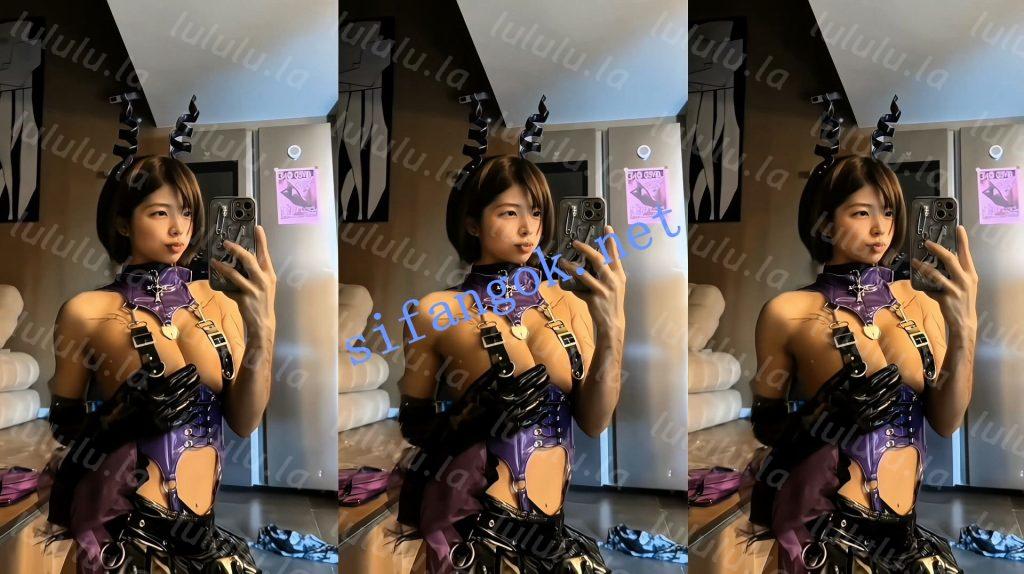 【抖音】短发那只猫 140万粉丝健身女网红，情趣内衣福利【5V】【395M】 预览图 12