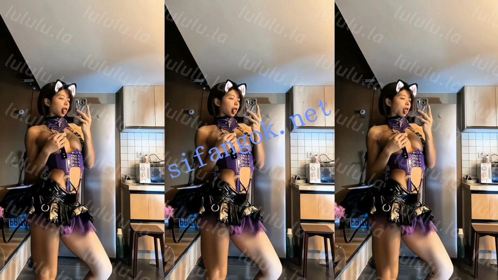 【抖音】短发那只猫 140万粉丝健身女网红，情趣内衣福利【5V】【395M】 预览图 2