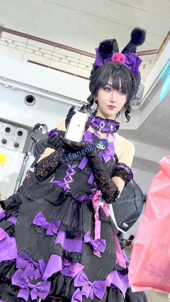 【KFC】库洛米洛丽塔裙学生妹·清纯外表下穿着半透明内裤【1V】【1.97G】 预览图 7