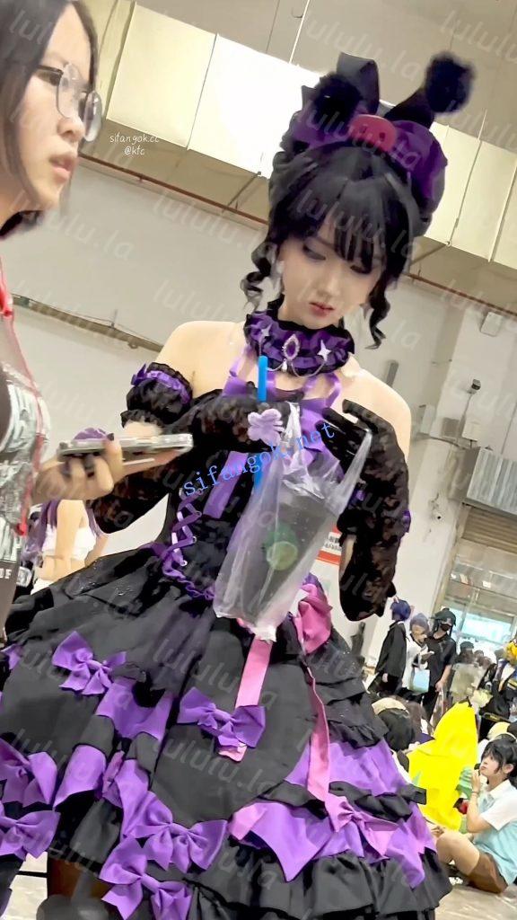 【KFC】库洛米洛丽塔裙学生妹·清纯外表下穿着半透明内裤【1V】【1.97G】 预览图 12