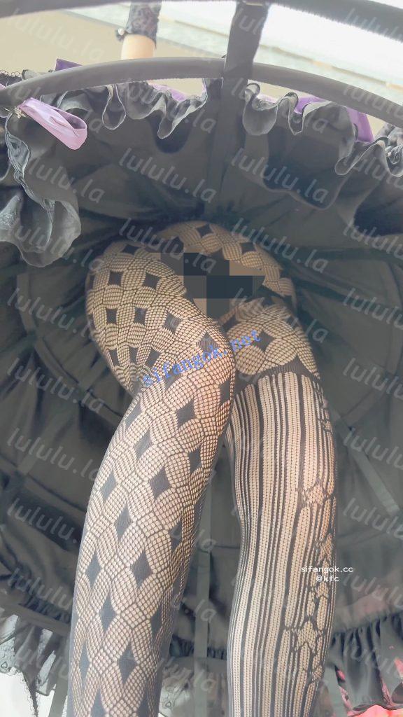 【KFC】库洛米洛丽塔裙学生妹·清纯外表下穿着半透明内裤【1V】【1.97G】 预览图 18