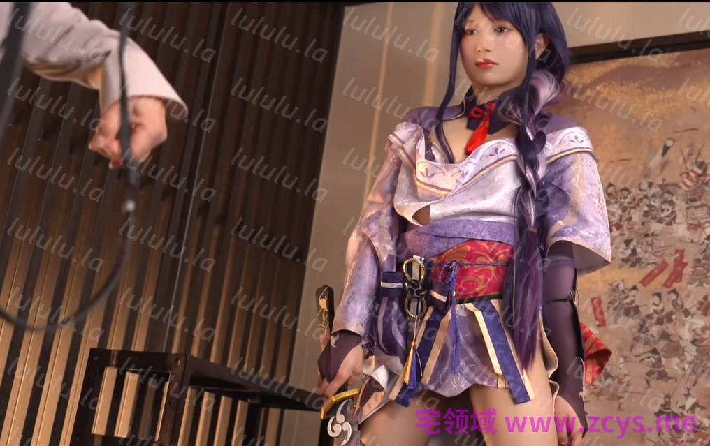 RKI-722 原神 雷电将军 士下座Cosplay（去码） 【1V3.2G】 预览图 2
