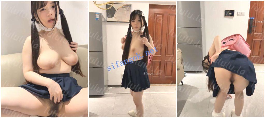 【ST开票大秀】童颜巨乳肉感甜妹【Selen-S】背着小书包5.2【2V】【1.23G】 预览图 3