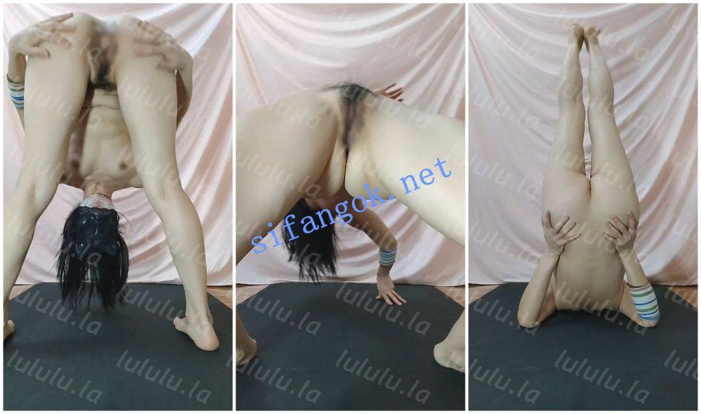 【快手福利】风骚苗条瑜伽一字马熟女【我就是我】道具自X【24V】【2.5G】 预览图 11
