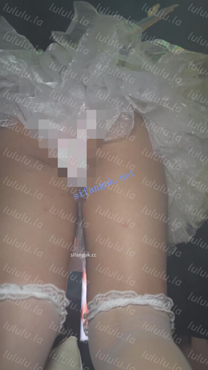 (BC-AA-661)蕾丝天使裙美女打卡拍照..粉色条纹内开闪CD【1V】【704M】 预览图 5