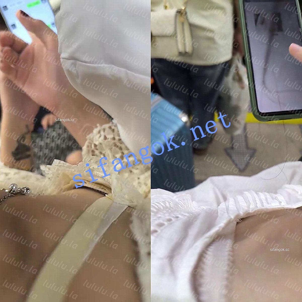 ❤️【高抄拍胸】地铁高抄拍胸 第一视角若隐若现【50V】【5.71G】 预览图 12