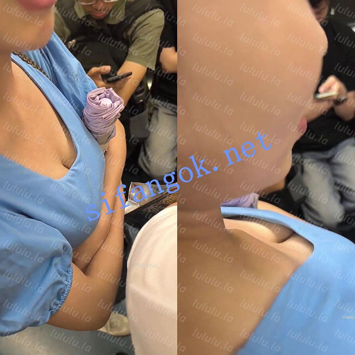 ❤️【高抄拍胸】地铁高抄拍胸 第一视角若隐若现【50V】【5.71G】 预览图 14