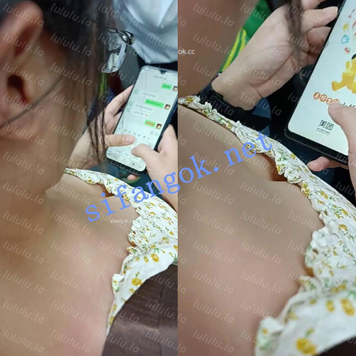 ❤️【高抄拍胸】地铁高抄拍胸 第一视角若隐若现【50V】【5.71G】 预览图 10