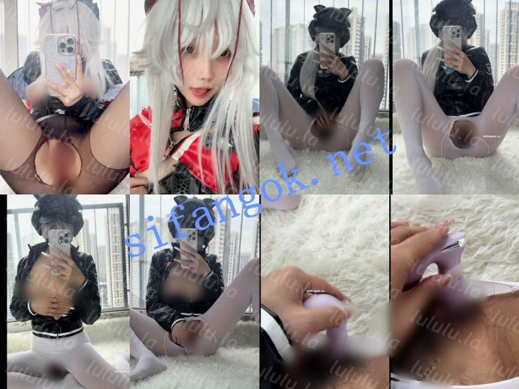 【抖音】清纯反差COSER【兔十一】大尺度私拍 紫薇 特写等【4V】【2.26G】 预览图 3