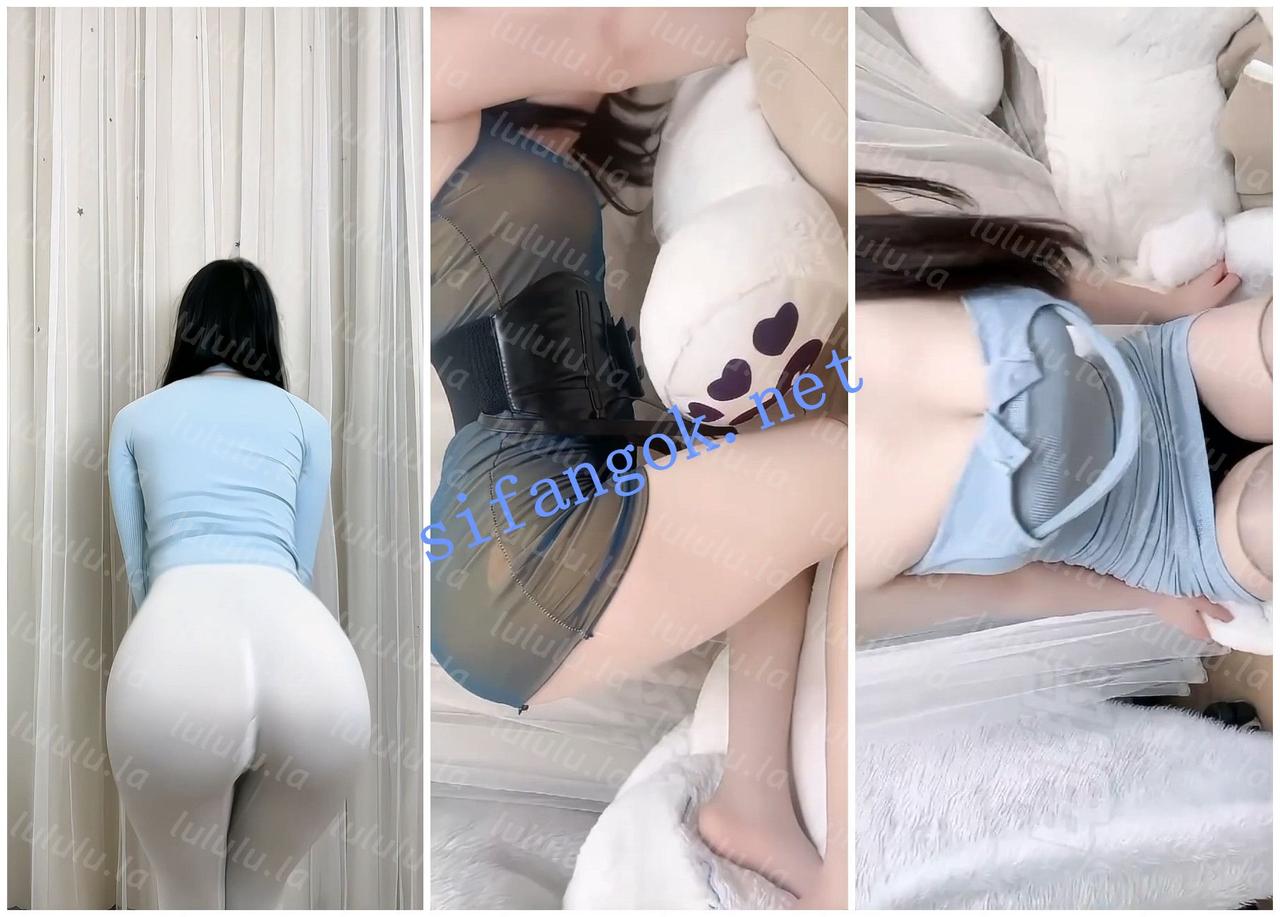 【快手福利】瑜伽裤嫩妹【小软喵】骆驼趾抖翘臀抖胸【9V】【317M】 预览图 5