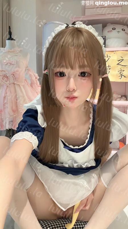 季雨(ovocat0618)- 双马尾白丝女仆装自慰2500私定版[6V/2.6G] 预览图 4