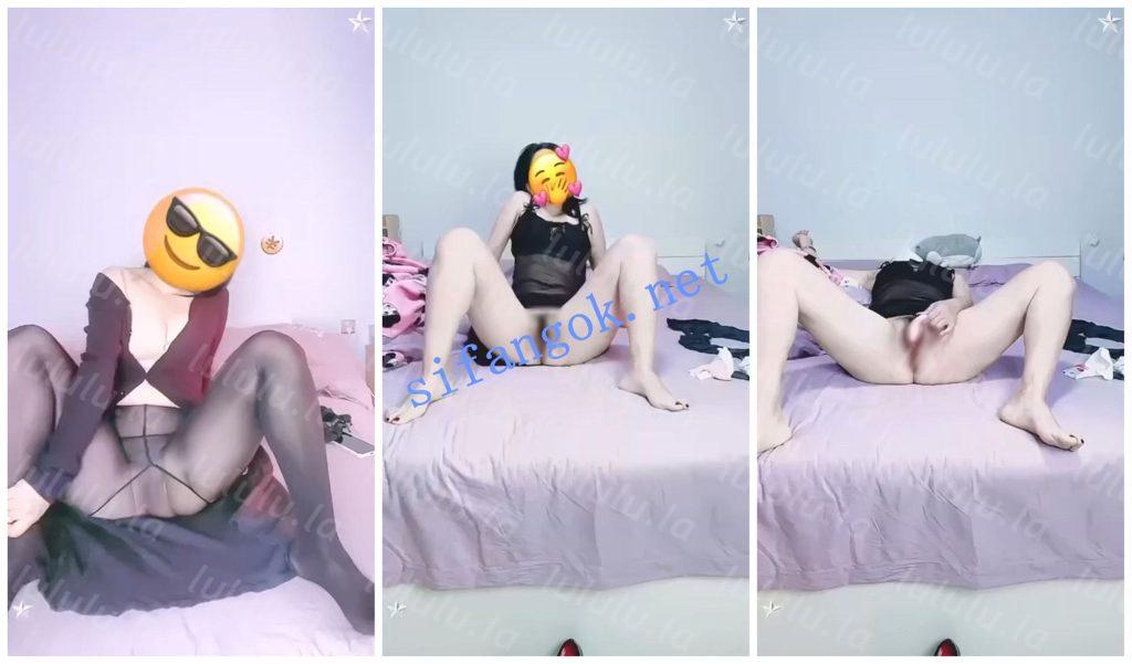 【抖音福利】肥臀丝袜少妇【甜心少妇】油亮丝袜道具自慰【9V】【299M】 预览图 4