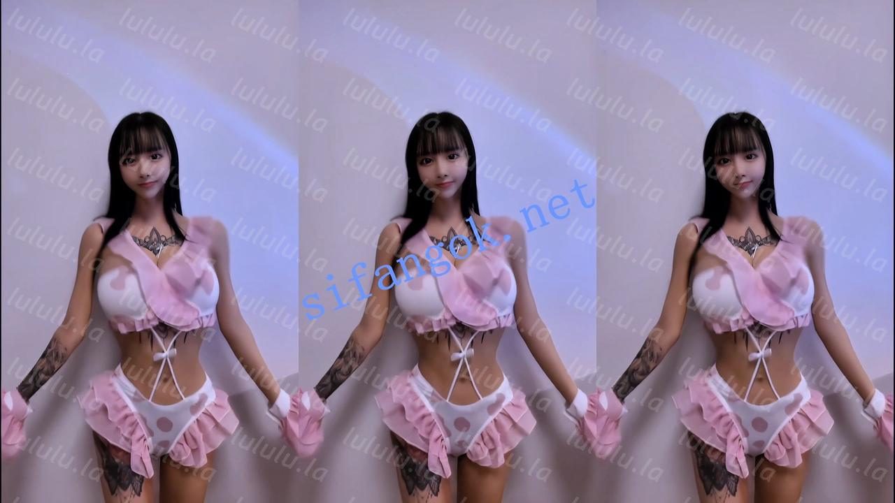 【抖音】简鸽 120万粉网红 细腰巨乳 颜值主播 情趣骚舞17V【17V】【210M】 预览图 6