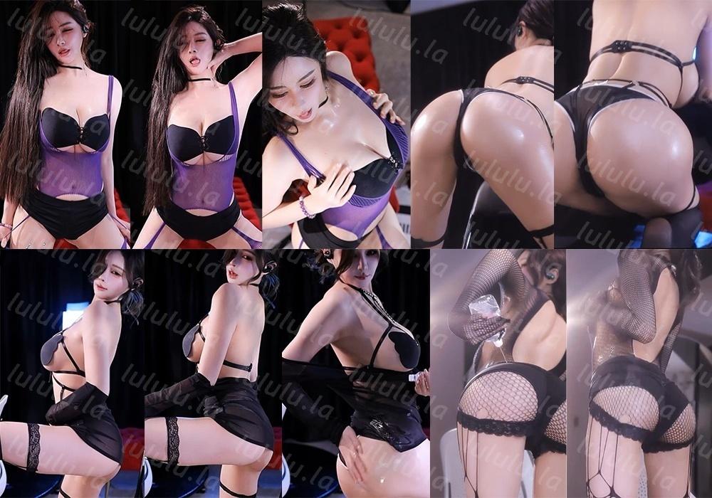 【斗鱼 艺瑟妃】丁字抹油肥臀大尺内衣定制热舞 跪地抖胸顶臀！【3V】【432M】 预览图 2