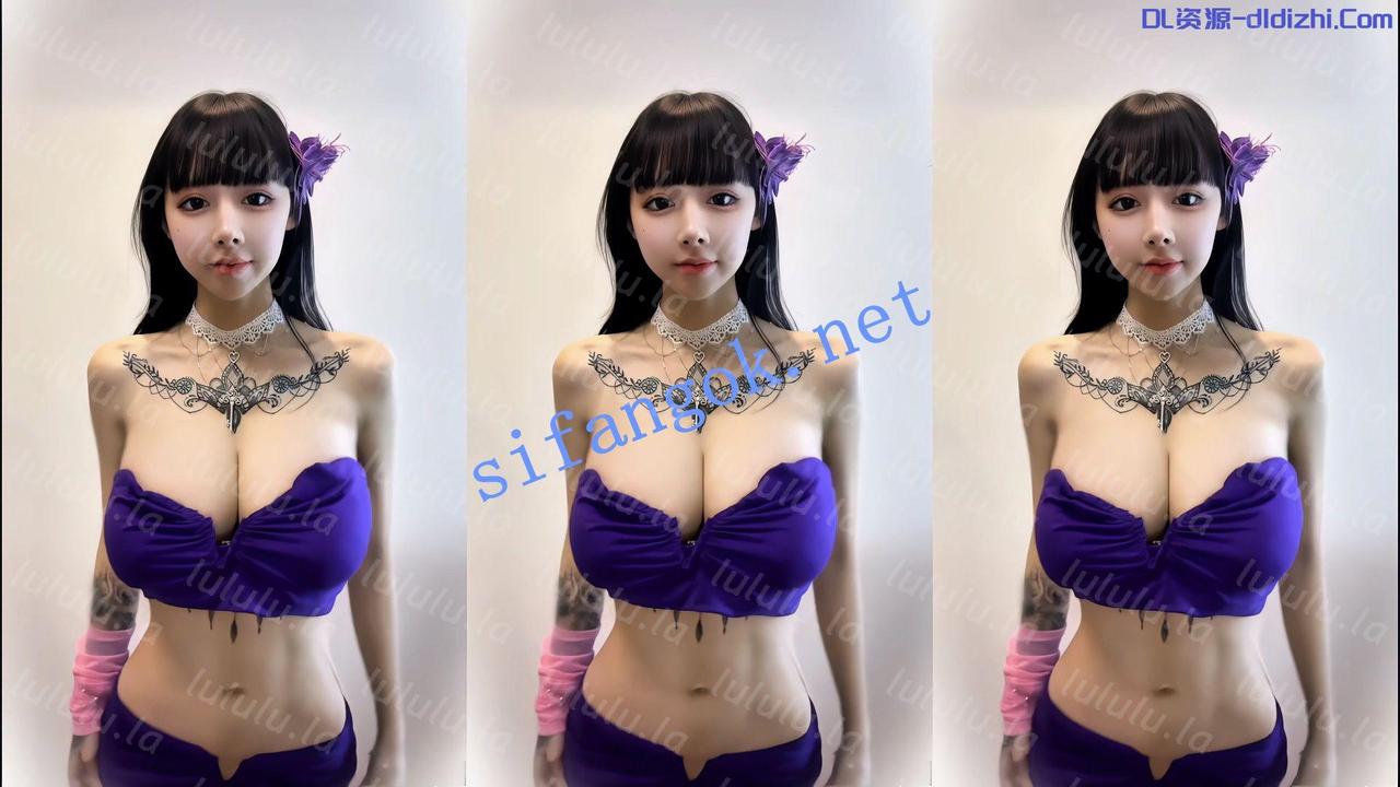 【抖音】簡鴿 120萬粉網紅 細腰巨乳 顔值主播 情趣騷舞17V 210.8MB 预览图 1