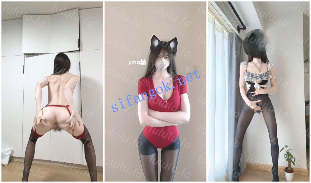 【抖音福利】蜂腰大奶翘臀妹子【ying糖】翘臀掰穴裸舞【2V】【118M】 预览图 4