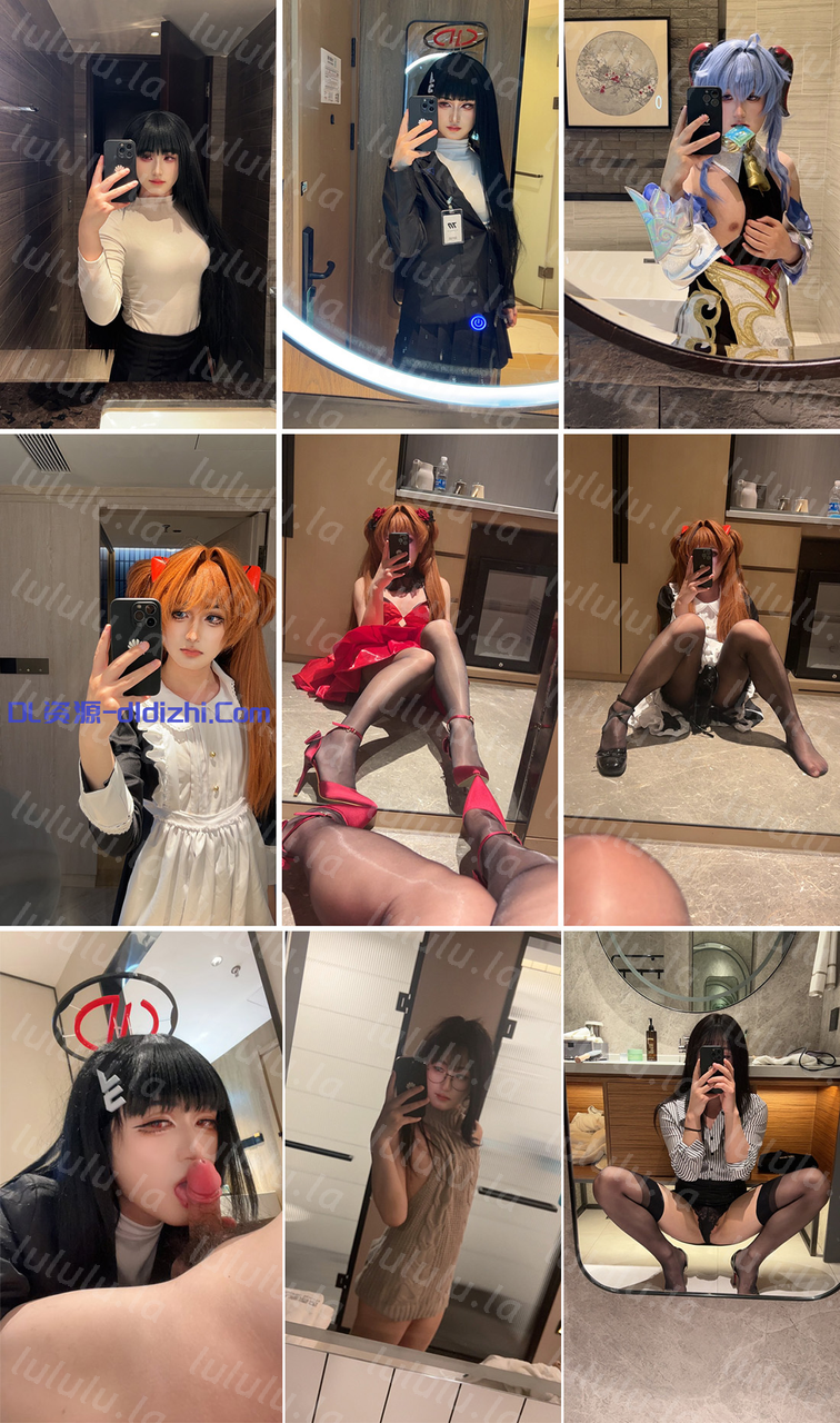 很俊美的CD COS男娘 蘿蔔，身材嬌小可愛，禦姐蘿莉的結合體！愛穿黑絲做愛，炮友最愛後入她那圓潤的屁股 187.6MB 预览图 1