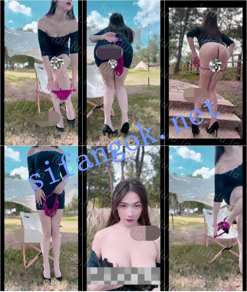 抖音 可可西-2 顶级美女 户外公园 脱衣脱裤 勾引 撒尿等【29V14P】【1.13G】 预览图 4