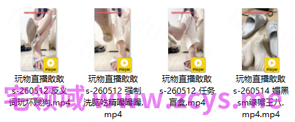 玩物直播敢敢s-260512-260514 四部合集【4V】【850MB百度云】 预览图 2