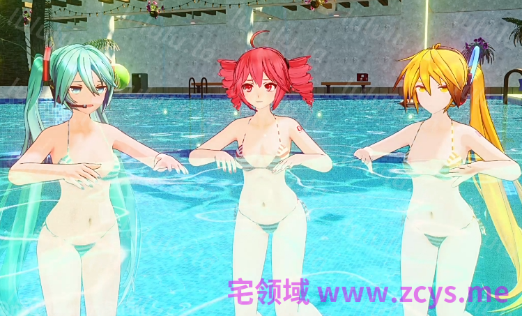 Noxelle 2026.06.08 Triple Baka in the pool Are you ready for a swim[380M] 预览图 1