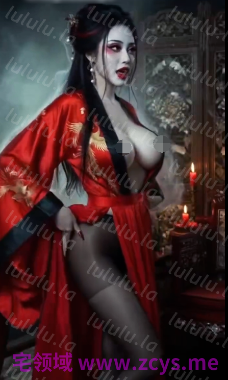 AI真人短剧 女鬼幽魂 梦见和一个美艳的女鬼激情![550M] 预览图 2