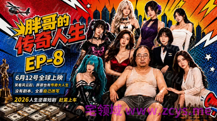 胖哥的传奇人生 肥猪佬逆袭一杆金枪横扫江湖 各路女神全沦陷 4-8集[160M] 预览图 1