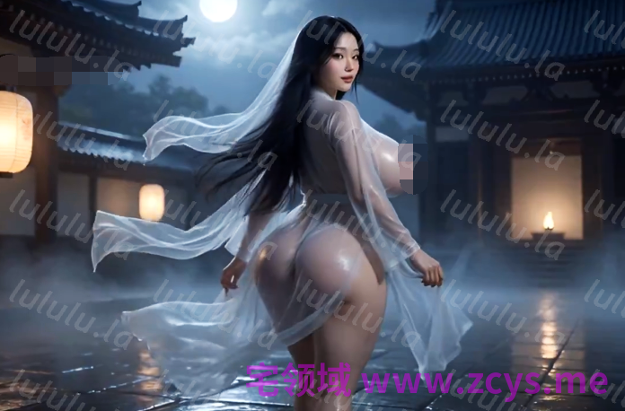 巨乳妖狐 白纱半透入寺，巨乳诱高僧破戒[570M] 预览图 1