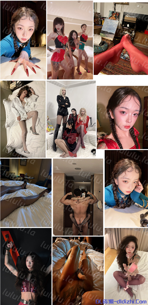 非常有藝術細胞的TS男娘畫家 芝士Cheese，蓬松長發 超級有個性，漂亮俊美！連體黑絲美腿和炮友打炮，油畫作畫很專業 271.6MB
