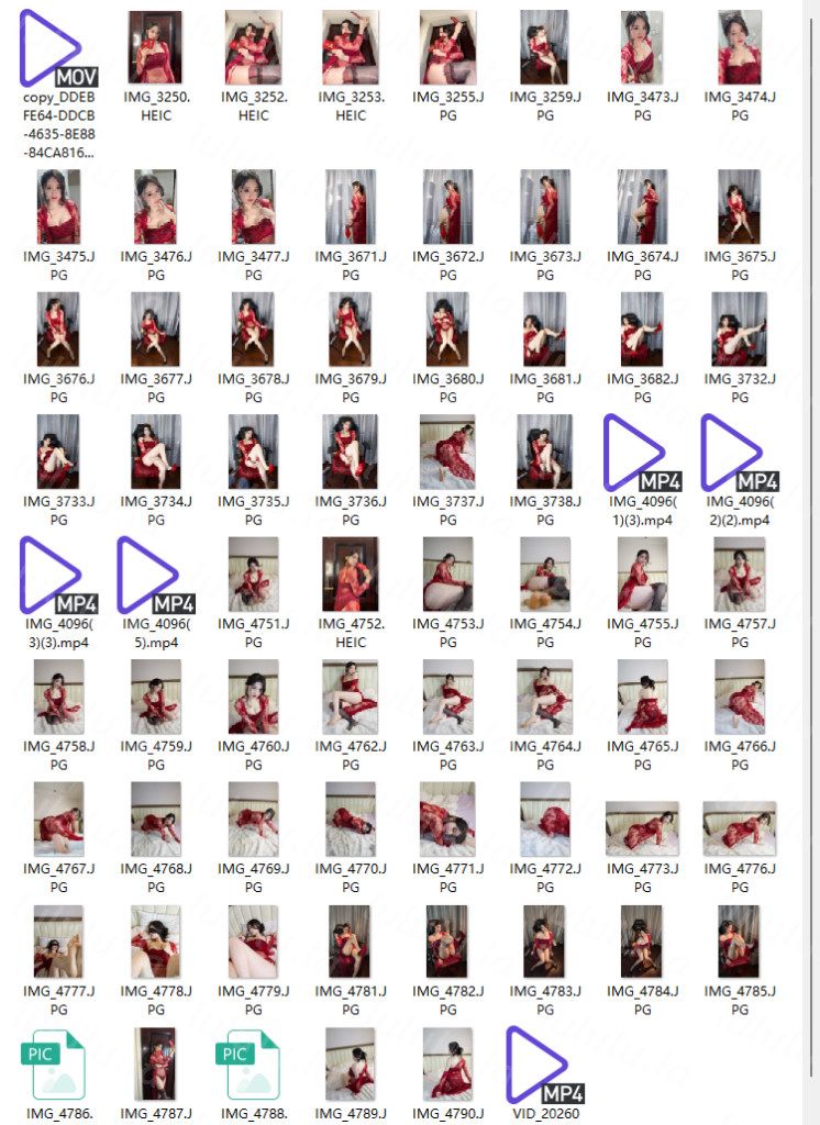 轩子巨2兔 – 新年 写真【64P6V】【2.2G】 预览图 5