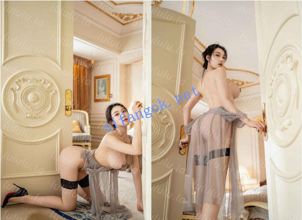✨秀人网 清妙✨高颜值美女 灰纱情趣 揉奶 骚丁勒鲍！【80P1V】【1.4G】 预览图 8