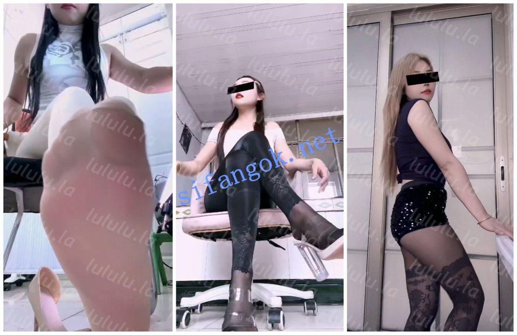 【快手福利】淫荡丝足高跟熟女【秋儿】淫语羞辱骚话调教【20V】【3.76G】 预览图 2
