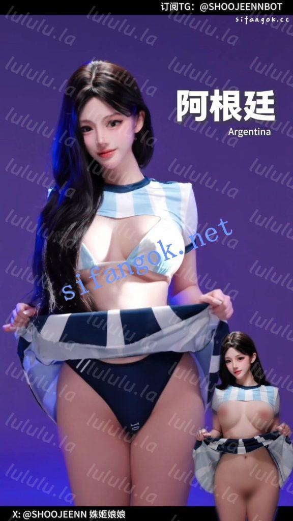 神仙颜值魔鬼身材【姝姬娘娘】裸舞为世界杯助力 弹力摇6.25【4V】【229M】 预览图 3