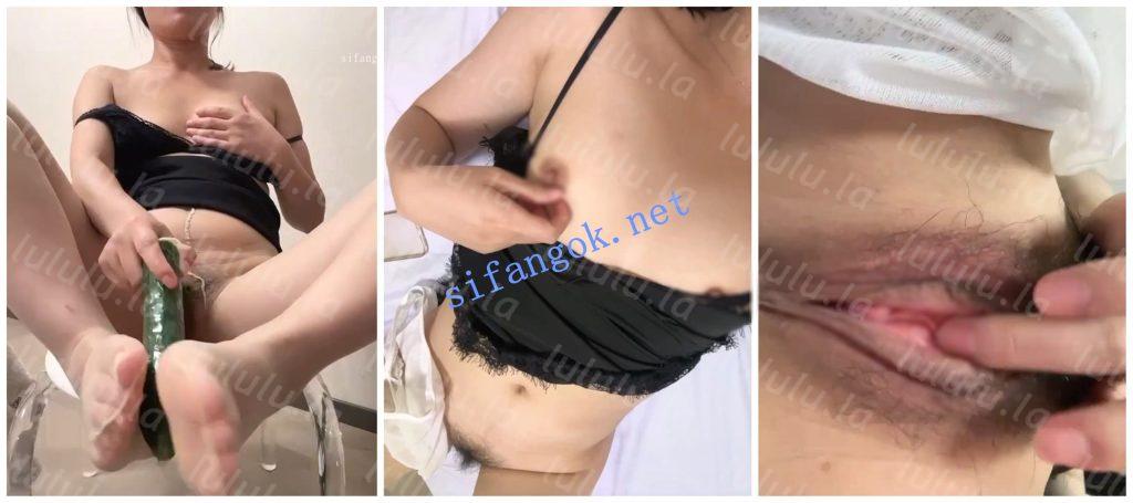 【抖音福利】风骚气质熟女【泡芙奶油】道具自慰丝袜赛B②【7V】【222M】 预览图 6