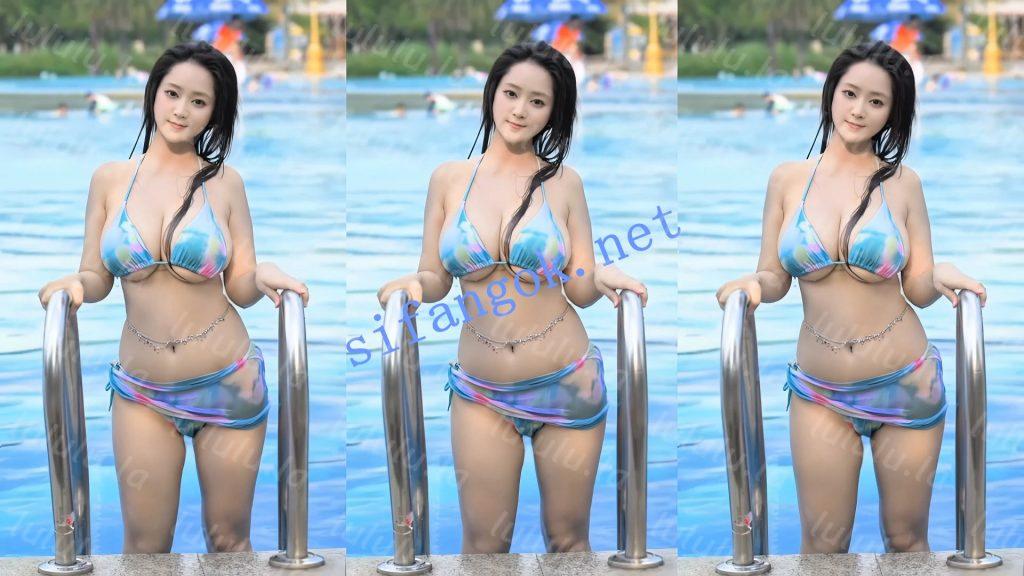 【抖音】成都朵朵 80万粉丝网红主播，H杯巨乳诱惑第2发【11V】【287M】 预览图 4