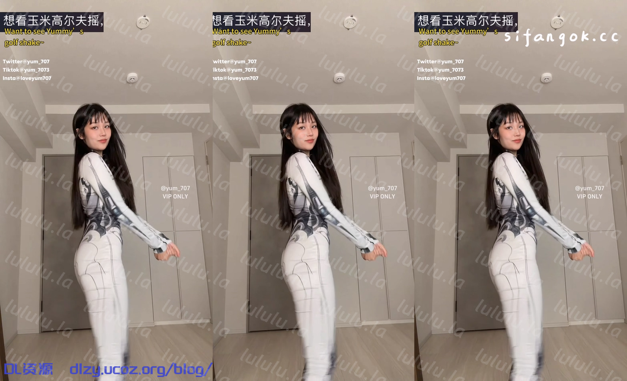 藝校活潑露臉美女【玉米yum_707】最新06月VIP裸舞，誰說要看我打高爾夫搖的 220.5MB 预览图 1