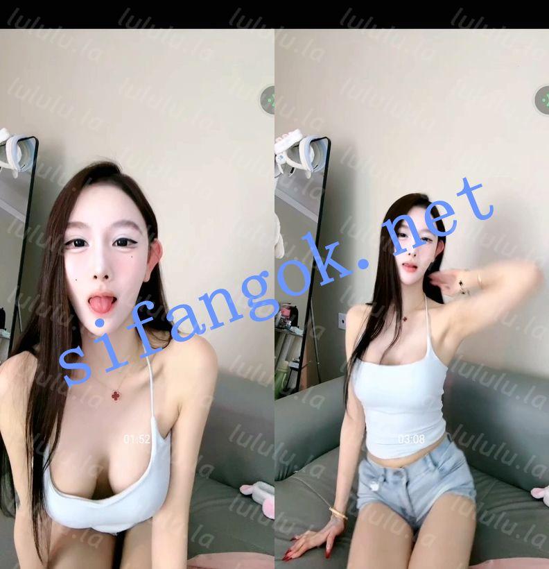 抖音甜美小网红姝姝儿在布灵一对一极具反差模拟口交吃精【4V】【1.04G】 预览图 4