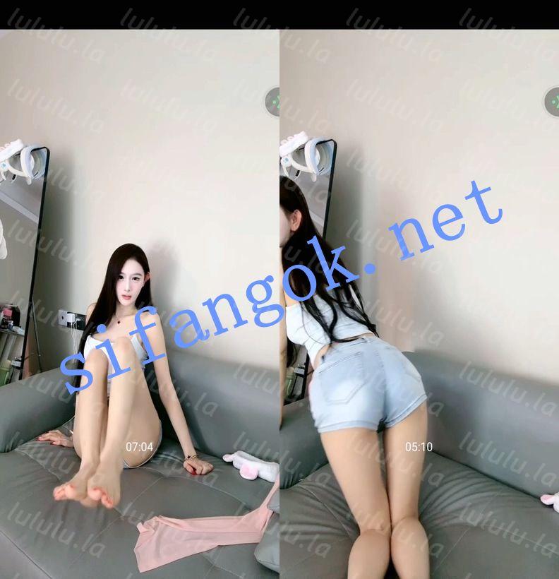 抖音甜美小网红姝姝儿在布灵一对一极具反差模拟口交吃精【4V】【1.04G】 预览图 6