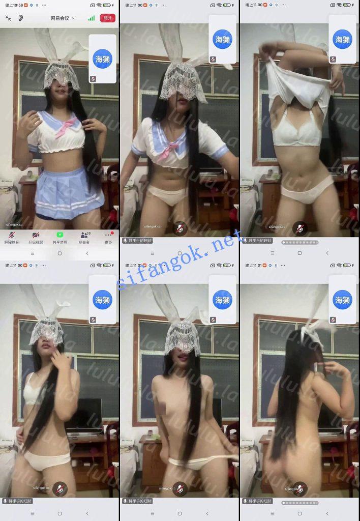 ❤️快手【湖南第一深情】妖娆脱衣舞 自慰玩出白浆【2V】【388M】 预览图 4